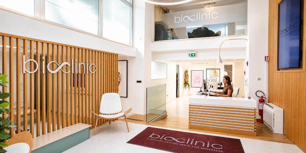 La reception di Bio-Clinic Sassari - Poliambulatorio Medico in Via Renzo Mossa 23